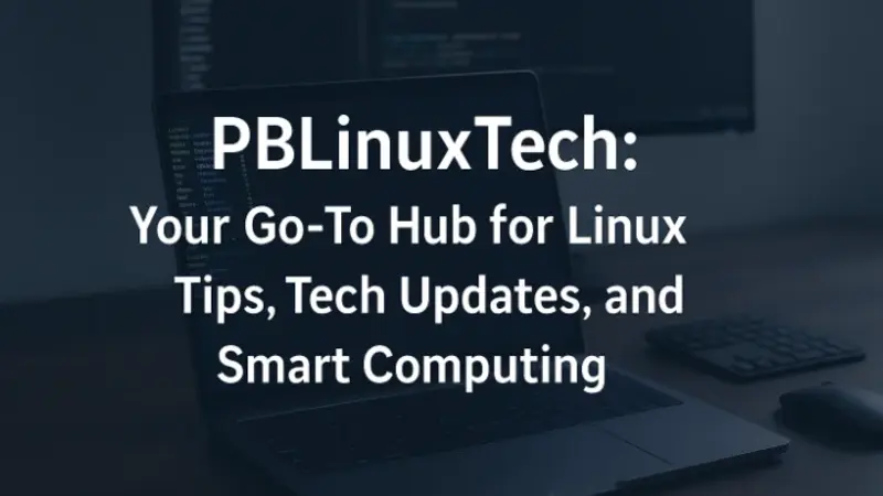 PBLinuxTech: Your Go-To Hub for Linux Tips, Tech Updates, and Smart Computing